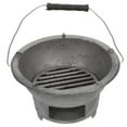 Outdoor Cast Iron Charcoal Stove Portable BBQ Grill Camping Barbecue