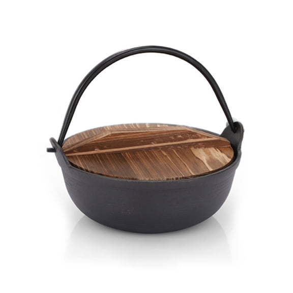 Outdoor Cast Iron Pots with Lid & Glove Camping Cooking Pots Cookware for Fireplaces Cooking BBQ Baking Easy to Use