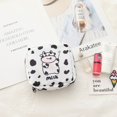 thumbnail image 1 of Outdoor Casual Zipper Bag Bear Rabbit Cartoon Design Sanitary Napkin Storage Bag Cow Cosmetic Bag Travel Cosmetics Organizer Small Items Bags G, 1 of 8