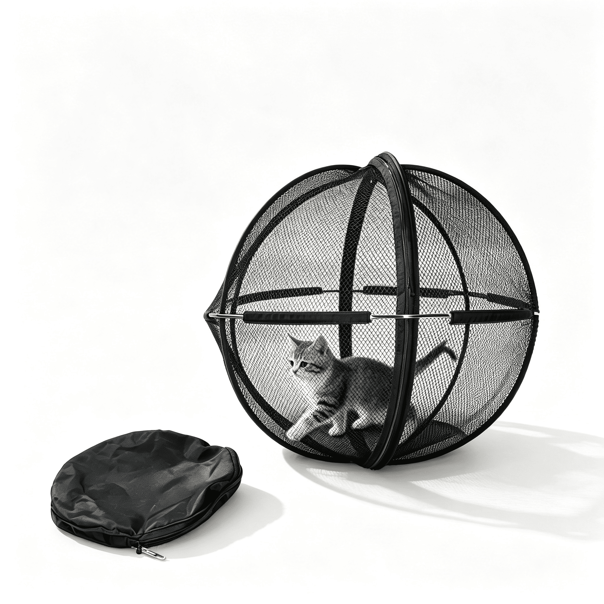 Outdoor Cat Exercise Ball, Breathable Interactive Rolling Toy for Indoor & Outdoor Play, Durable Lightweight Cat Play Ball for Exercise & Enrichment