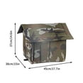 thumbnail image 1 of Outdoor Cat House under $5! CQCYD Outdoor Winter Cat House, Insulated Stray Cat Shelter with Sponge Padding, Waterproof Foldable Pet Bed for Garden Porch, 1 of 2