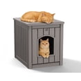 thumbnail image 1 of Outdoor Cat House - Weatherproof Resin Cat Houses for Outdoor Cats, Durable & Insulated Shelter for Garden, Patio, or Backyard, 1 of 8