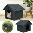 thumbnail image 1 of Outdoor Cat Shelter Insulated Pet Bed With Removable Cushion For Stray Cats And Small Dogs Durable Easy To Clean Design, 1 of 8
