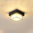 thumbnail image 1 of Outdoor Ceiling Light Fixture, Waterproof Aluminum, Warm White Led, for Porch Entrance, Hallway Corridor, Balcony Courtyard, Wall Mount, by FAJHHA, 1 of 8