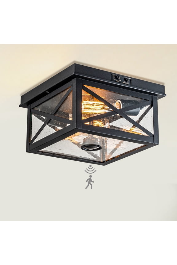 Outdoor Ceiling Light with Motion Sensor