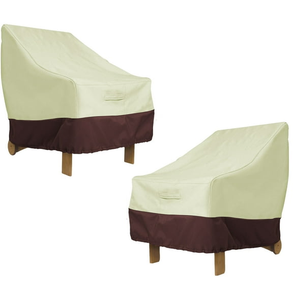 Outdoor Chair Covers 2-Pack Heavy Duty Waterproof Patio Furniture Covers 31.5Wx33.5Dx35H Inch