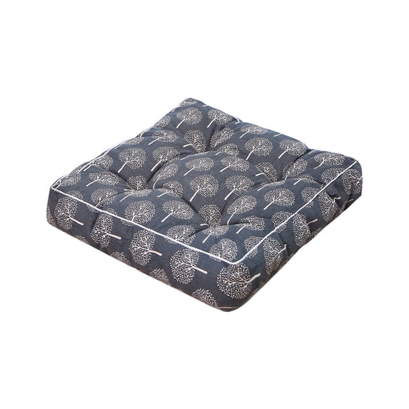 Outdoor Chair Cushion 40 x 40 x 10 cm Polyester Square Pad for Patio, Office, and Rocking Chairs