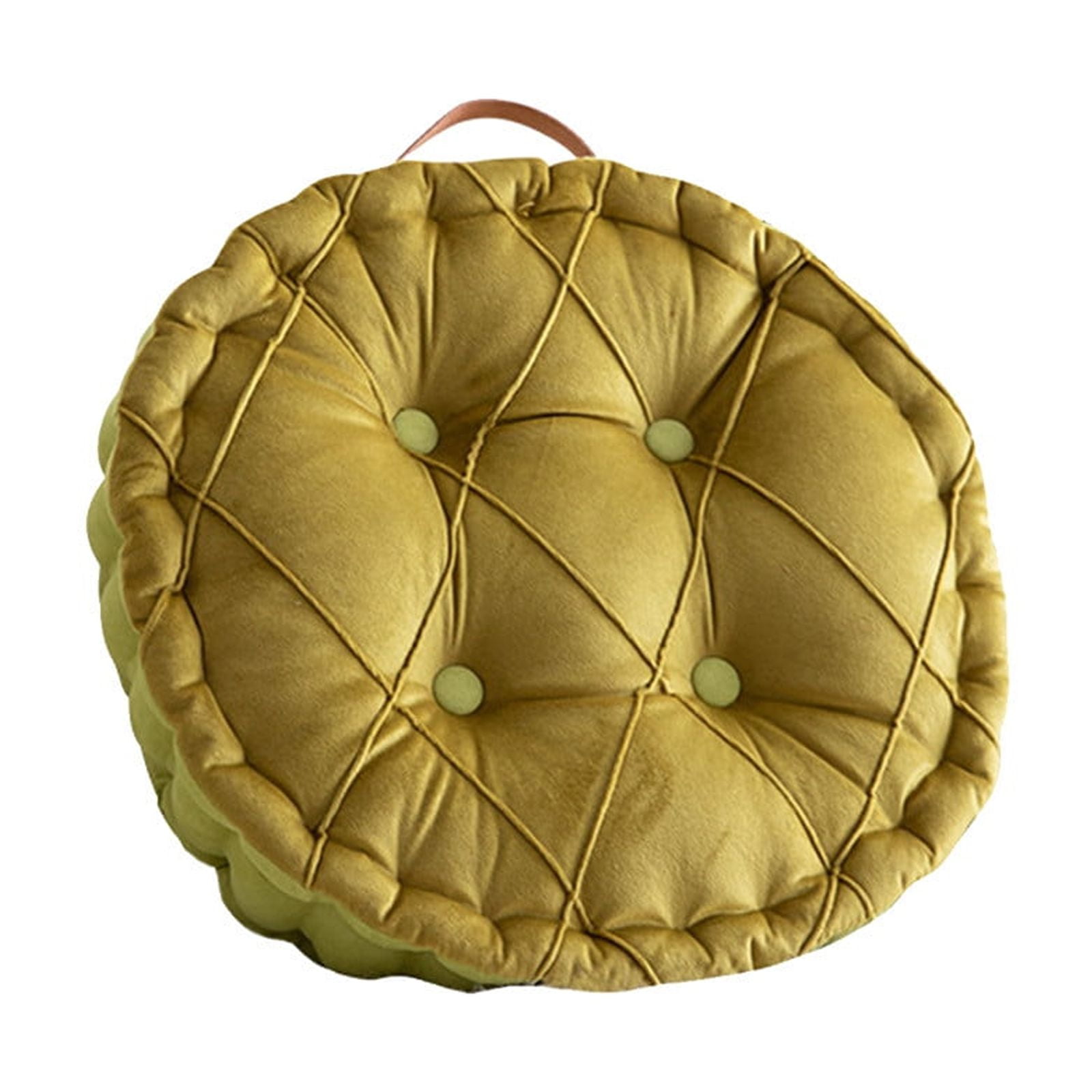 Outdoor Chair Cushion 40x40x10 cm Solid Color Padded Seat Cushion for Patio Dining and Kitchen Chairs with High-Density Foam Filling