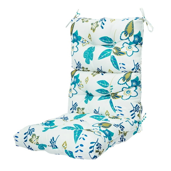 Outdoor Chair Cushion Dining Solid Chair Cushion Outdoor High Back Patio Chair Cushion High Rebound Foam Chair Cushions for Patio Garden Decor, 44x21 inch, 1/2/4Pack