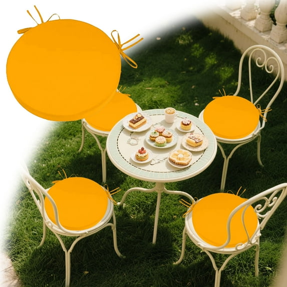 Outdoor Chair Cushion Round Design for Terrace Furniture Removable Machine Washable Covers Multiple Specifications Comfortable and Stylish Seating Solution