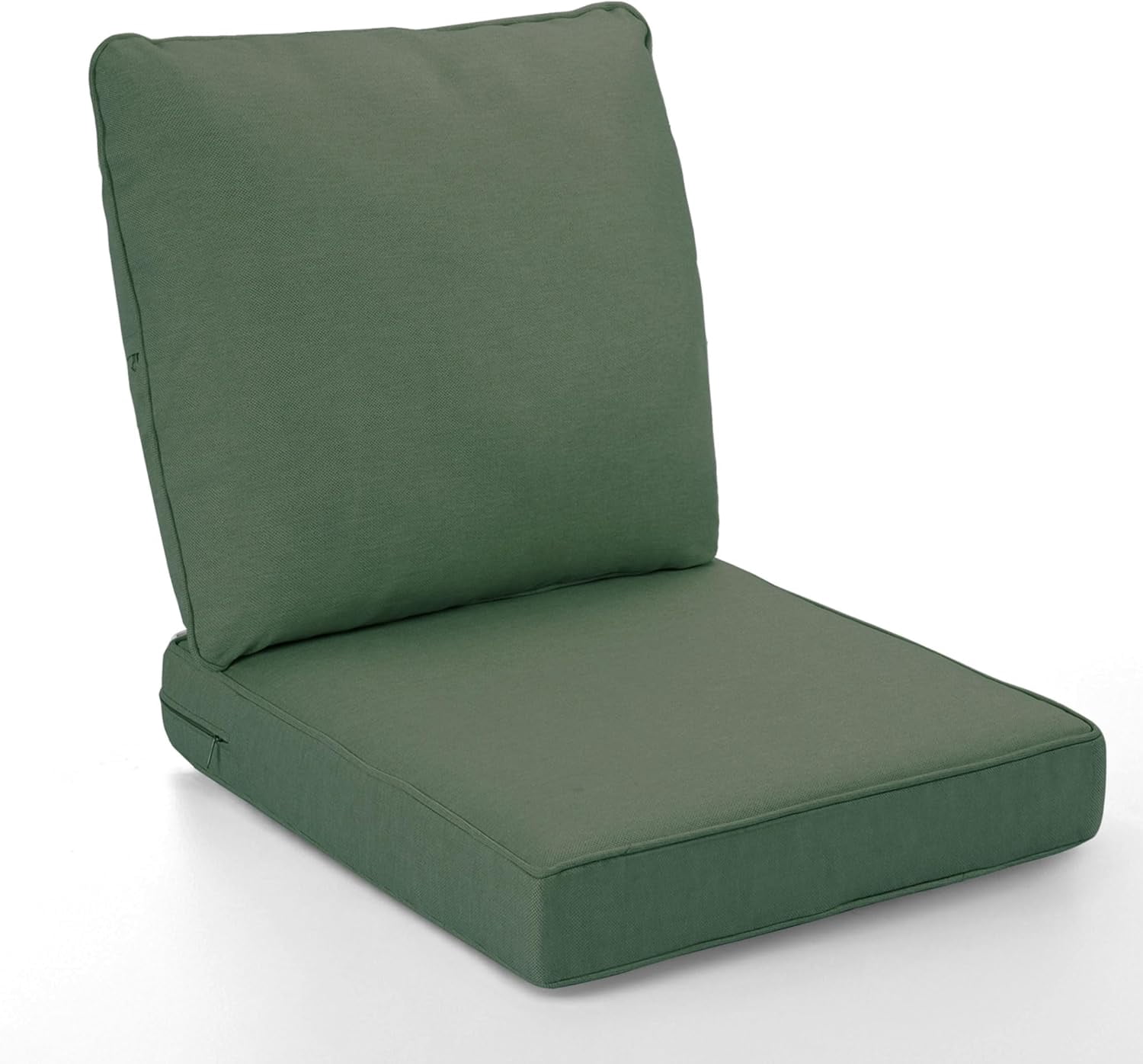 Reyox Outdoor Chair Cushions Set Of 3 - Waterproof Patio Loveseat Cushions With Ties - Army Green Replacement Cushions