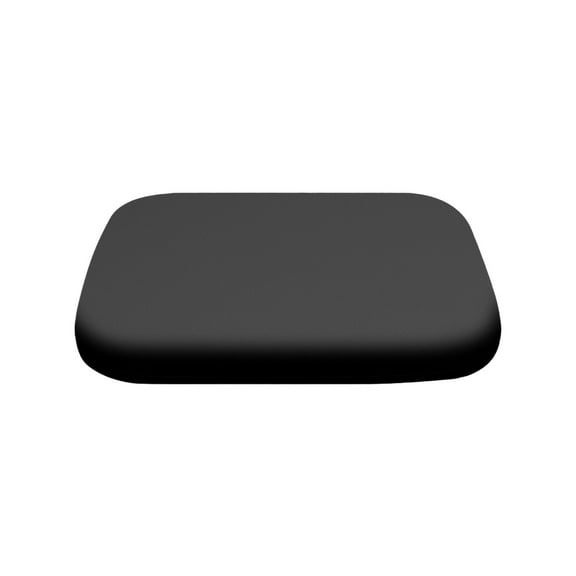 Outdoor Chair Cushions 15.75x15.75 inch, Foam U-Shaped Patio Seat Cushions, All Weather Garden Chair Pads for Patio Yard Furniture, Black