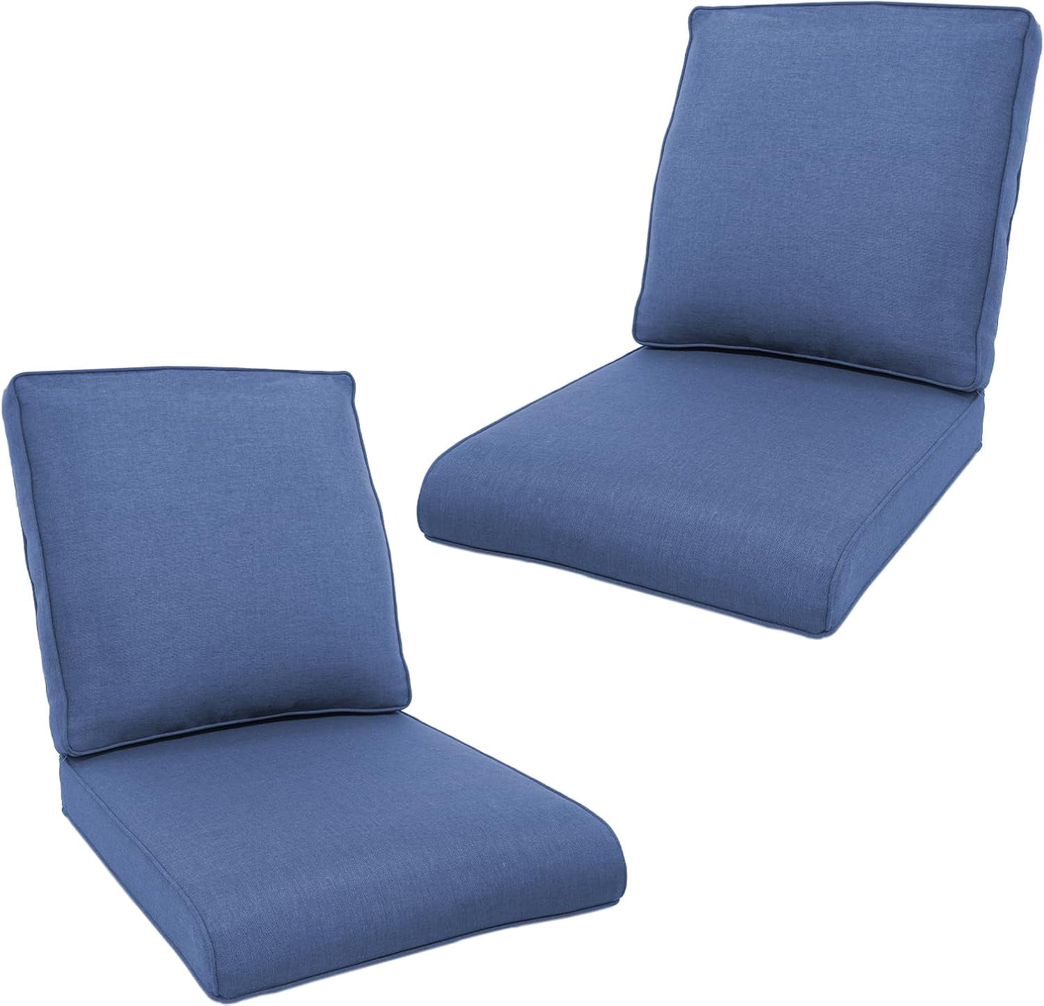 Outdoor Chair Cushions- 22 X 25 Inch High Density Sponge Patio