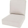 thumbnail image 1 of Outdoor Chair Cushions, 24" x 23" High-Density Foam Deep Seat Patio Cushions with Olefin Fabric & Removable Zipper Cover, Outdoor Furniture Replacement Cushions for Chair Sofa Couch - Beige, 1 of 18