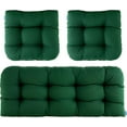 thumbnail image 1 of Outdoor Chair Cushions,3 Piece Loveseat Outdoor Cushions Set,Tufted/Wicker Patio Cushion for Patio Furniture All Weather,44"x19"x5",Invisible Green, 1 of 10