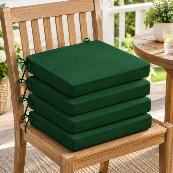 Outdoor Chair Cushions For Pationiture 3-year Color Fastness Set Of 4 ...