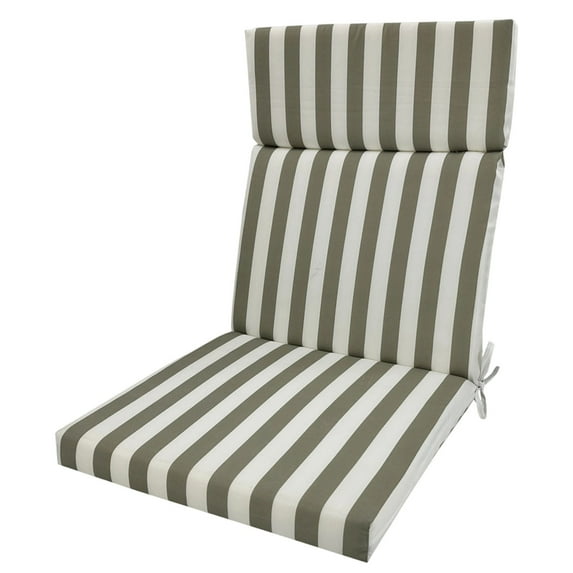 Outdoor Chair Cushions High Back - Waterproof Patio Cushions with Removable Covers, Fade-Resistant Lawn Chair Cushions Machine Washable for Dining Rocking Chairs