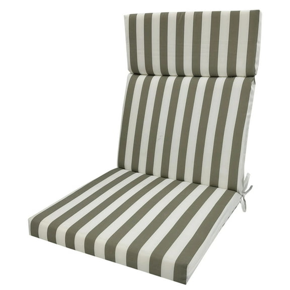 Outdoor Chair Cushions High Back - Waterproof Patio Cushions with Removable Covers, Fade-Resistant Lawn Chair Cushions Machine Washable for Dining Rocking Chairs