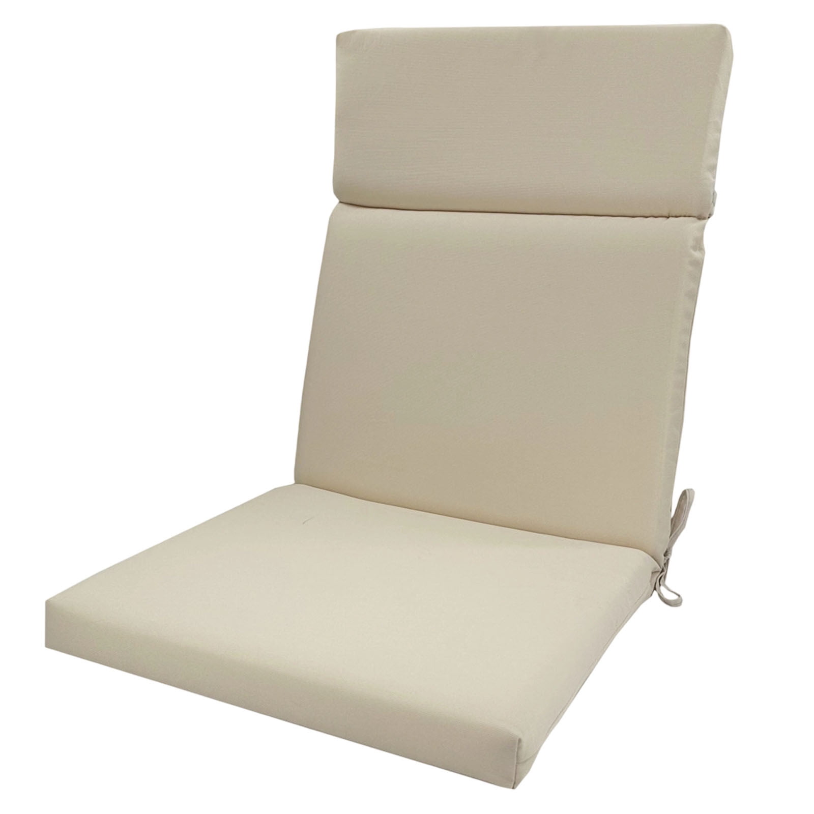Outdoor Chair Cushions High Back - Waterproof Patio Cushions with Removable Covers, Fade-Resistant Lawn Chair Cushions Machine Washable for Dining Rocking Chairs