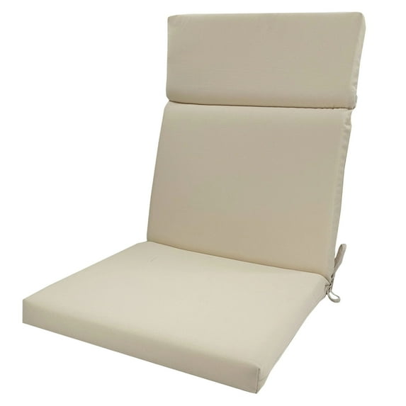 Outdoor Chair Cushions High Back - Waterproof Patio Cushions with Removable Covers, Fade-Resistant Lawn Chair Cushions Machine Washable for Dining Rocking Chairs