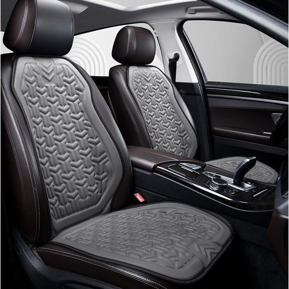 Outdoor Chair Cushions Integrated Car Seat and Back Cushion, All-Season Breathable Cool Pad for Summer Driving, Ventilated Seat Cover for Driver and Passenger, Universal Fit