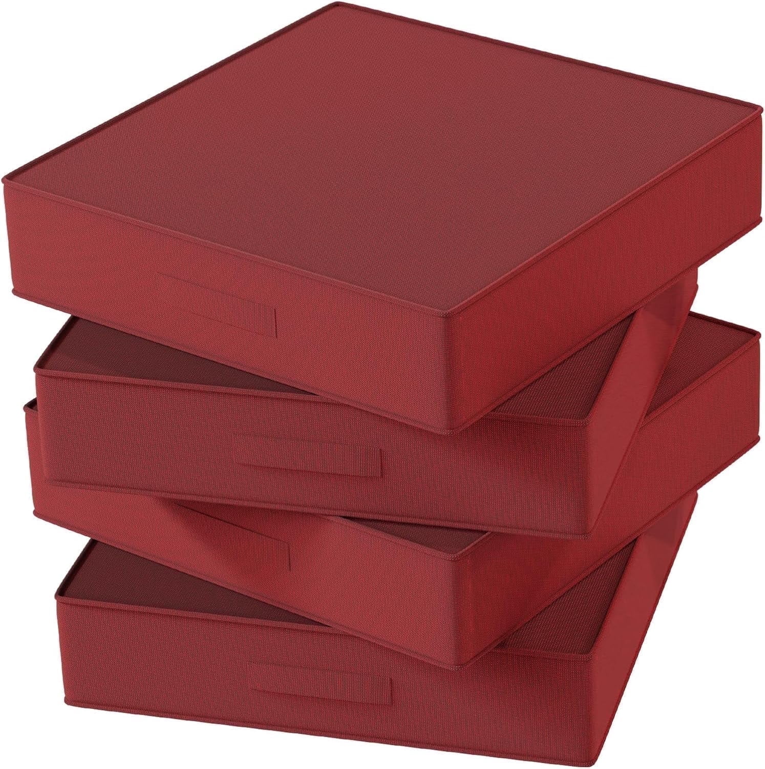 24 x 24 x5" Outdoor Chair Cushions Set of 4, Waterproof Outdoor Seat Cushions for Patio Furniture, Patio Chair Cushions with Handle and Ties, Square Outdoor Chair Pads,