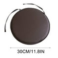 thumbnail image 1 of Outdoor Chair Cushions Set of 4 with Ties, 11.8 in Round Polyester Seat Pads for Dining and Garden Chairs, Indoor and Outdoor Use, 1 of 2