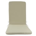 thumbnail image 1 of Outdoor Chair Cushions, Water Resistant and Fade Resistant, Patio Furniture Lawn Dining Chair Seat Replacement with High Back Ties, Rain Proof Seat Pad for Outdoor Use,17.7x17.7x24.8 Inch, 1 of 3