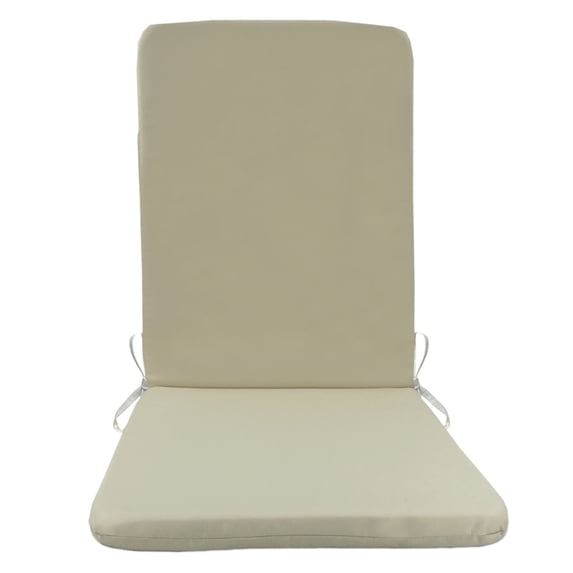 Outdoor Chair Cushions, Water Resistant and Fade Resistant, Patio Furniture Lawn Dining Chair Seat Replacement with High Back Ties, Rain Proof Seat Pad for Outdoor Use,17.7x17.7x24.8 Inch
