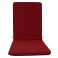 thumbnail image 1 of Outdoor Chair Cushions, Water Resistant and Fade Resistant, Patio Furniture Lawn Dining Chair Seat Replacement with High Back Ties, Rain Proof Seat Pad for Outdoor Use,17.7x17.7x24.8 Inch, 1 of 3