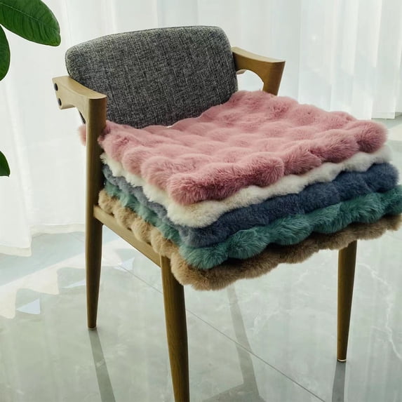 Outdoor Chair Cushionss 22x22 Seat Cushions Chair Cushions Thicken Soft Student Seat Pad Winter Warm Office Chair Sit Mat Non-Slip Feelers Stool Cushions Beige