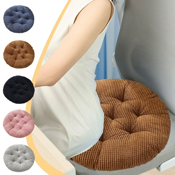 Outdoor Chair Cushionss 30x30 Solid Color Chair Cushions Thickened Soft Padded Chair Cushions Floor Cushions For Kitchen Dining Chairs Patio Chair Cushions Gray