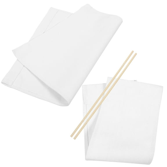 Raindrops White Breathable Canvas Cover for Folding Chair with Mesh Fabric Ensuring Comfort and