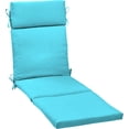 thumbnail image 1 of Outdoor Chaise Cushion, 21 in x 72 in, Weather-Proof, Rain-Proof, Fade Resistant Patio Cushion for Chaise Lounger Pool Blue Leala, 1 of 10