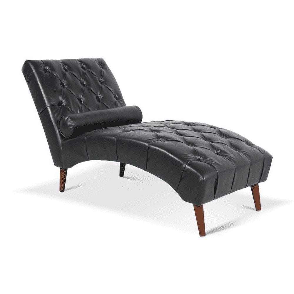 Outdoor Chaise Lounge Chair Upholstered Leather Lounge Chair for