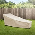 thumbnail image 1 of Outdoor Chaise Lounge Cover, Garden Patio Waterproof Lounge Chair  Covers, UV  Patio Furniture Covers 82in, 1 of 9