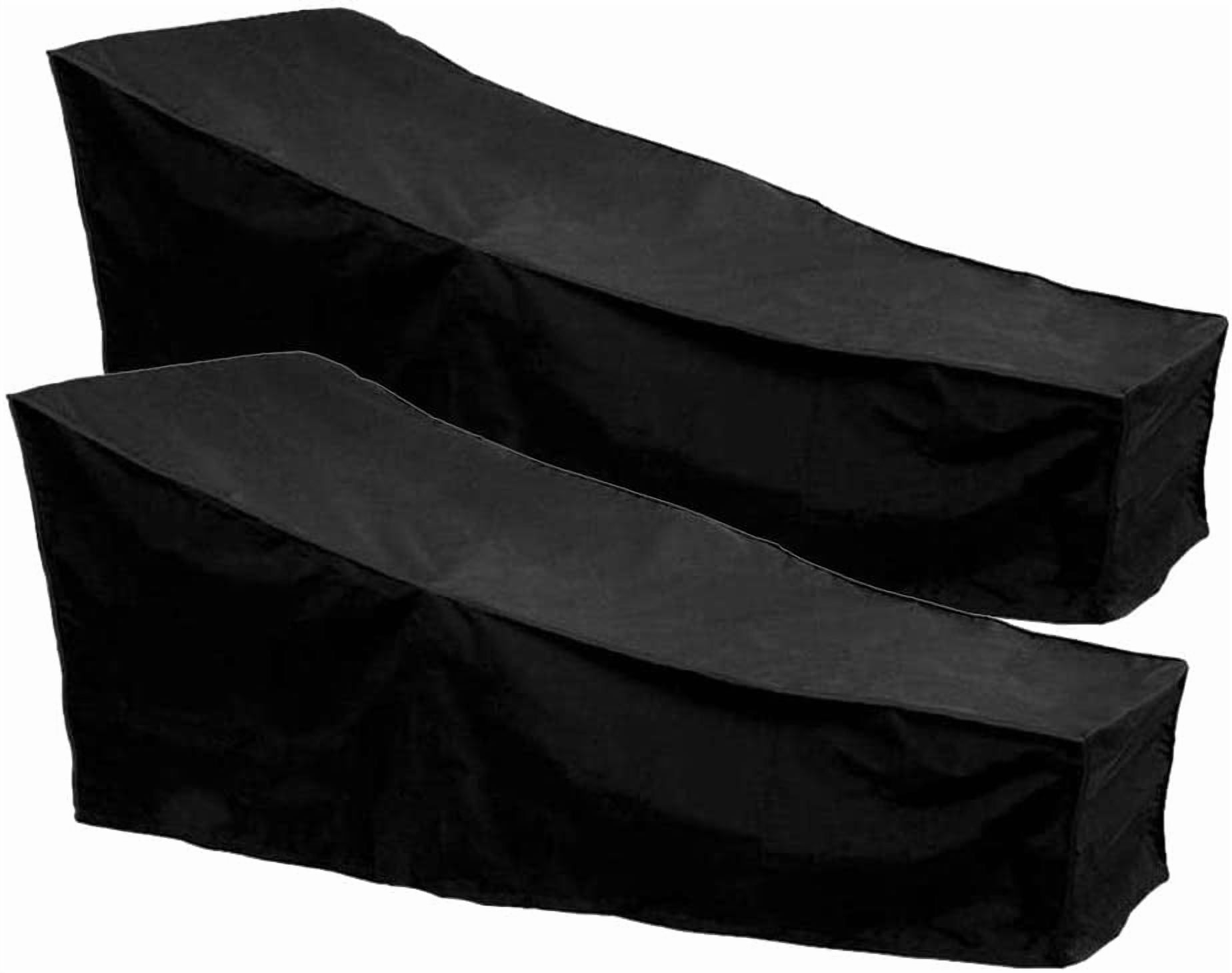 Outdoor Chaise Lounge Cover Weatherproof Chaise Lounge Covers Dustproof Chair Covers Waterproof for Patio Garden Furniture Sets