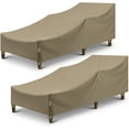 Outdoor Chaise Lounge Covers, 2 Pack Patio Chaise Cover 76"L x 30"W x