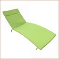 thumbnail image 1 of Outdoor Chaise Lounge Cushion | Water-Resistant with Ties | Patio Backyard Use | 1 Piece | Forest Green, 1 of 6