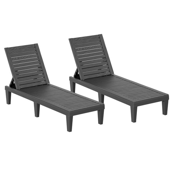 EasyUp Outdoor Chaise Lounge Recliner - Adjustable Angles, Waterproof & Lightweight | Durable Indoor/Outdoor Lawn Chair for Ultimate Relaxation