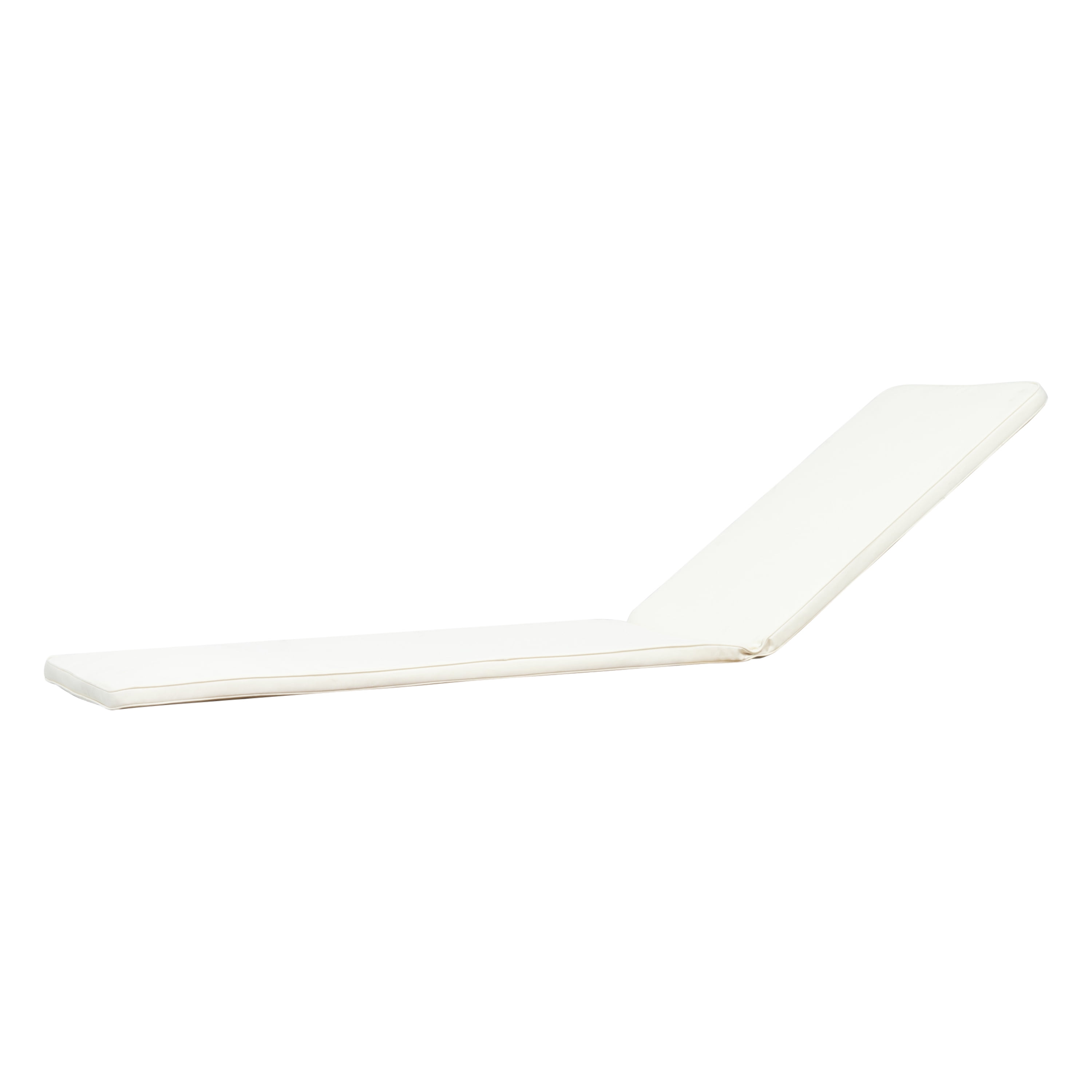 Outdoor Chaise Lounge Replacement Cushion, Soft Pad for Outdoor Recliner Chair Patio Garden, Cream