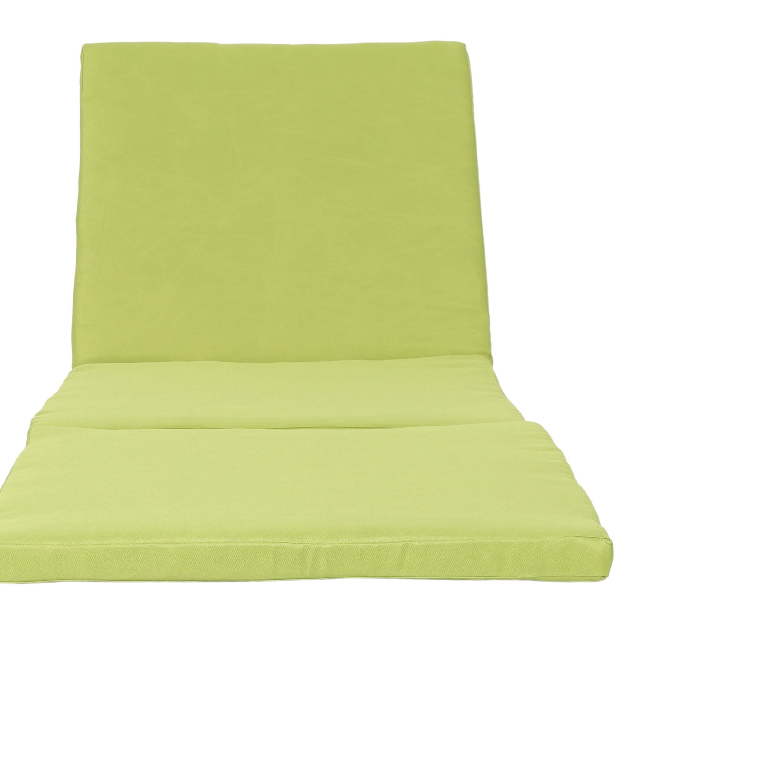 Outdoor Chaise Lounge Replacement Cushion, Soft Rest Pad for Patio Garden, Green