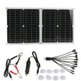 Outdoor Charging Solar Panel 50W Foldable USB Monocrystalline Solar