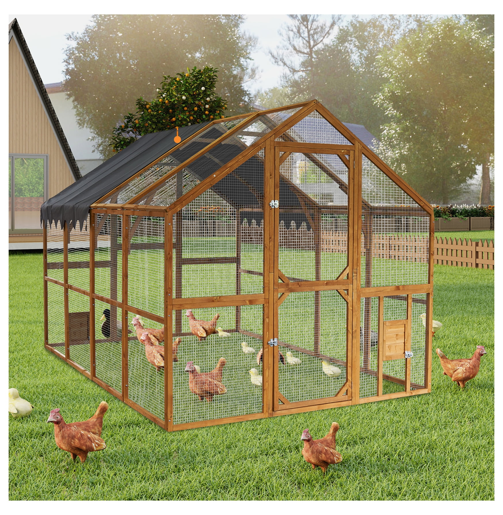 Outdoor Chicken Coop Enclosures 110