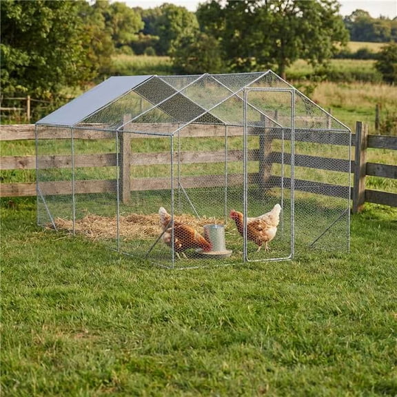Outdoor Chicken Coop Metal Big Space 20106FT 3 Unit for Outdoor Farm Use