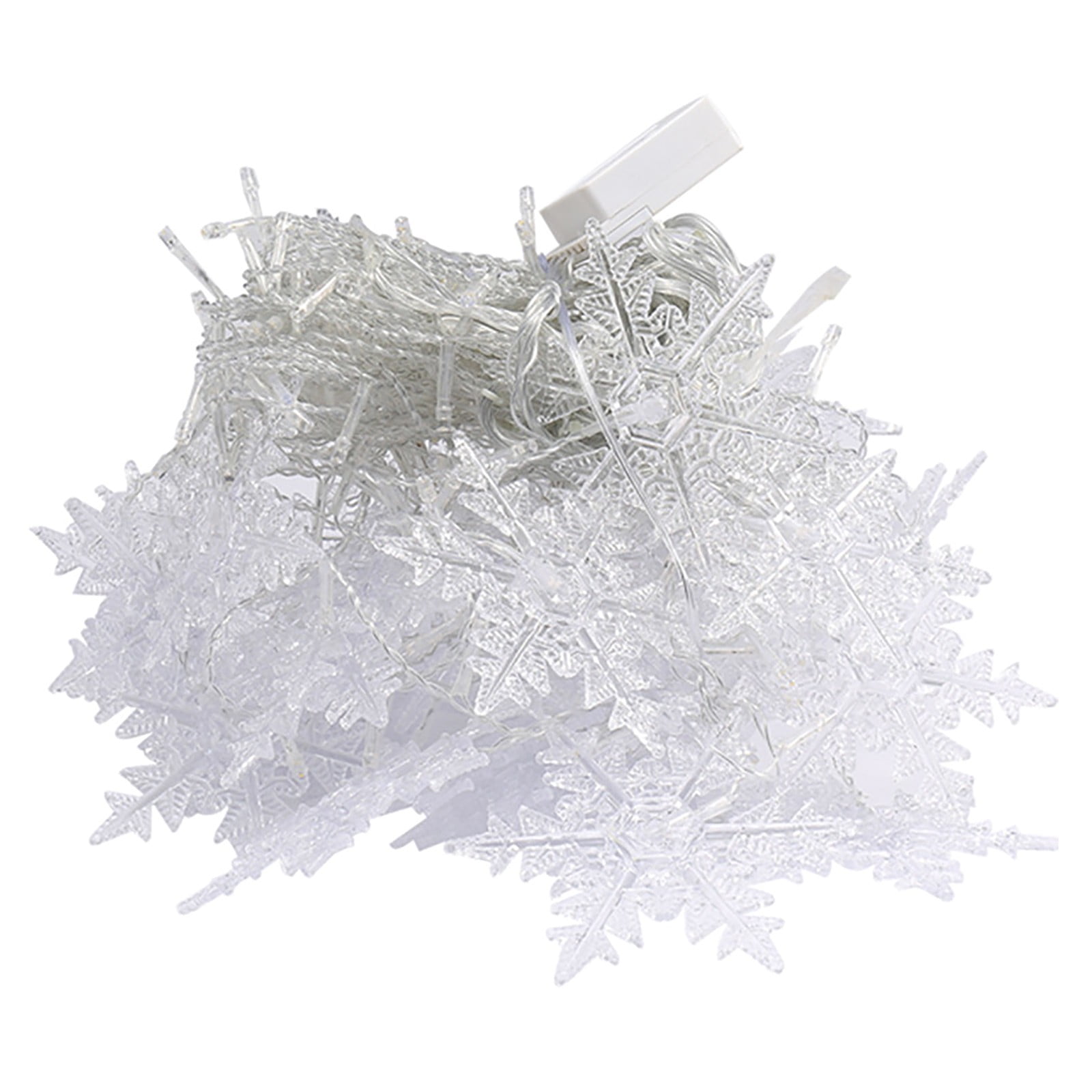 Outdoor Christmas Big Snowflake Led Curtain String Lights Memory 8 ...