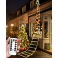 thumbnail image 1 of Outdoor Christmas Decor Lights,WLRETMCI 10FT Christmas Decorative Ladder Lights with Santa Claus,Xmas Lights Decorations for Outdoor Indoor Holiday, 1 of 7
