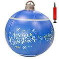 thumbnail image 1 of Outdoor Christmas Decorations Inflatable Christmas Balls 23.62in Inflatable Christmas Balls Outdoor Patio Christmas Decorations Festive Pendants Inflatable With pump, 1 of 4