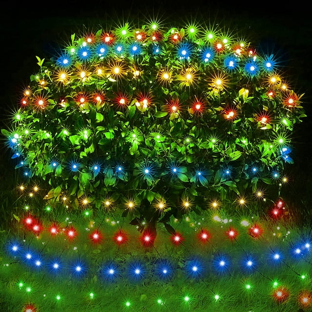 Outdoor Christmas Net Lights, 96 LEDs 5FT x 5FT Net Lights, Connectable