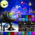 thumbnail image 1 of Outdoor Christmas Projector Light with Water Wave and Remote Control,12 slides 72 patterns Indoor Holiday Party Projection Lamp for Home Decoration, 1 of 7